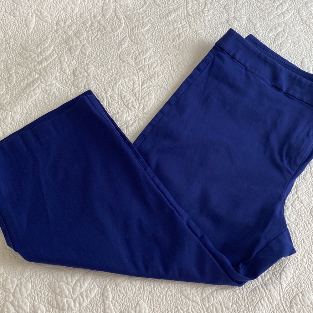 Loft cobalt blue size 16 crop or capris